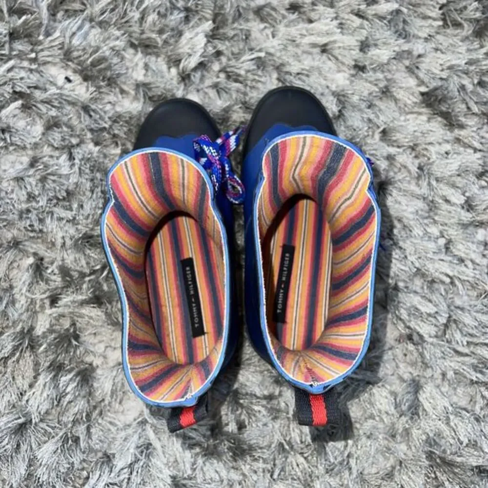 Tommy‎ Hilfiger Boots Girls 6 Renegade Ankle Lace Up Rubber